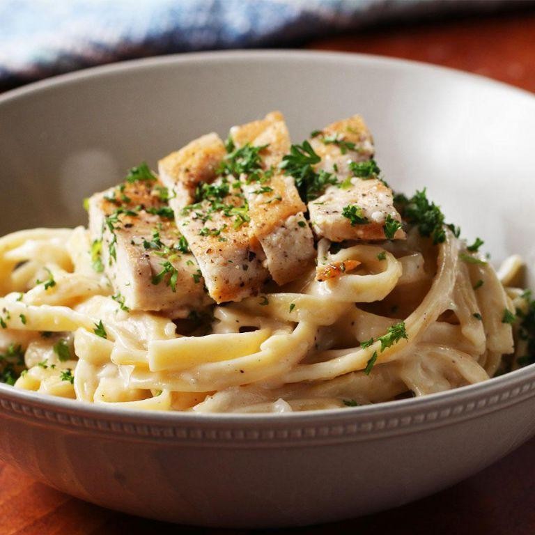 Coconut Milk Chicken Alfredo