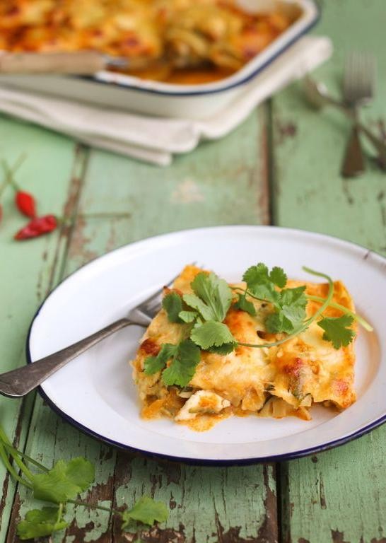 Coconut Milk Chicken Lasagna