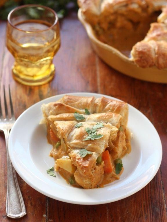 Coconut Milk Chicken Pot Pie