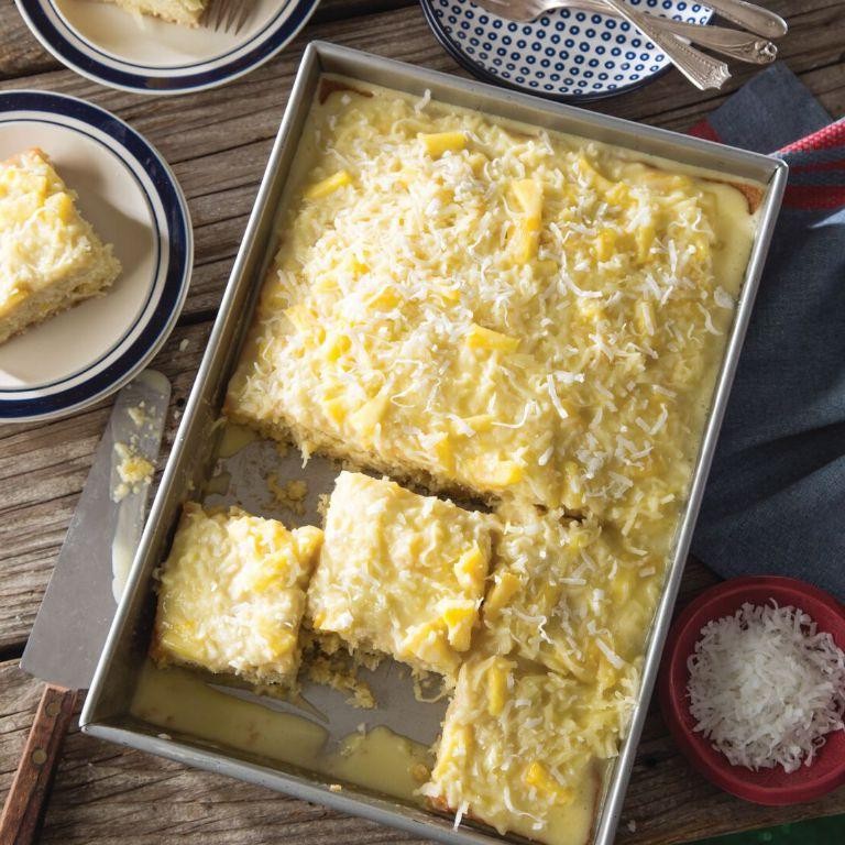 Coconut Pineapple Sheet Cake