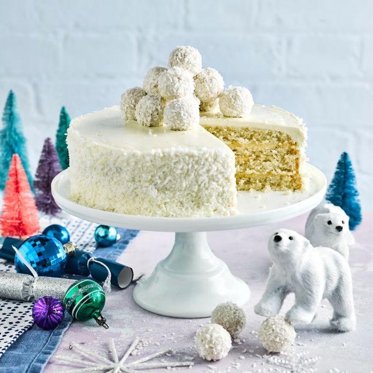 Coconut Snowball Cake