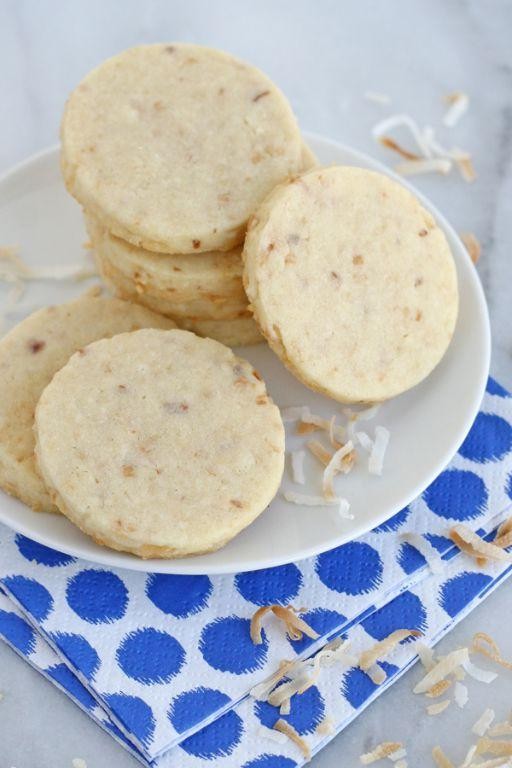 Coconut Topped Cut Out Sugar Cookies