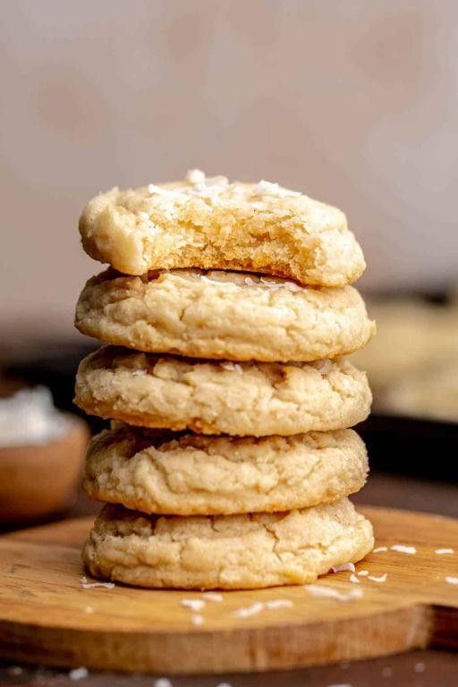 Coconut Vanilla Sugar Cookies