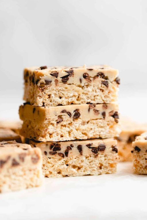 Cookie Dough Rice Krispies Treats