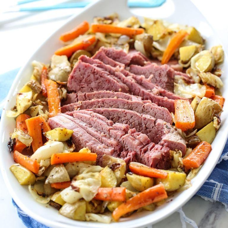 Corn Beef and Cabbage with Apple Cider Vinegar