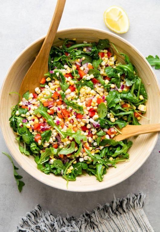 Corn Salad with Arugula and Parmesan