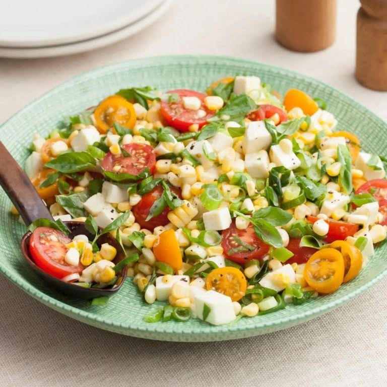 Corn and Tomato Salad with Fresh Herbs