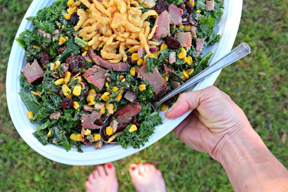 Corned Beef Brisket and Kale Salad