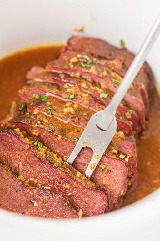 Corned Beef Brisket with Maple Mustard Glaze