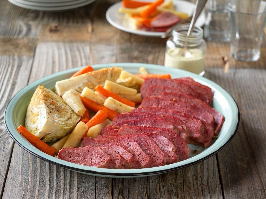 Corned Beef Brisket with Roasted Root Vegetables
