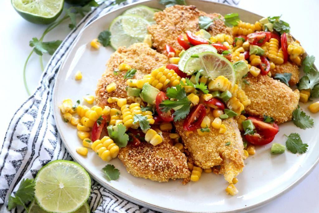Cornmeal Crusted Breaded Tilapia