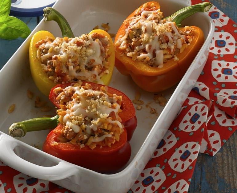 Cottage Cheese Stuffed Peppers