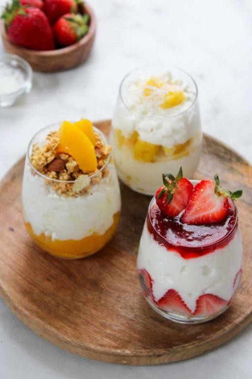 Cottage Cheese and Fruit Parfait