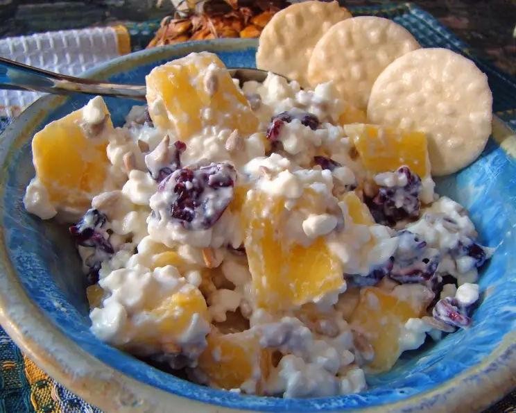 Cottage Cheese and Pineapple Dessert