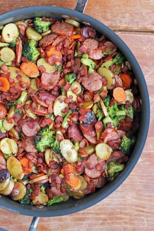 Country Potatoes and Sausage Skillet
