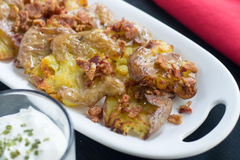 Country Potatoes with Crispy Bacon Bits