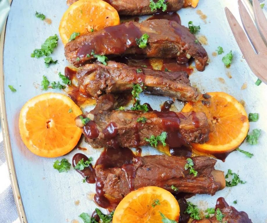 Country Style Ribs with Orange Glaze
