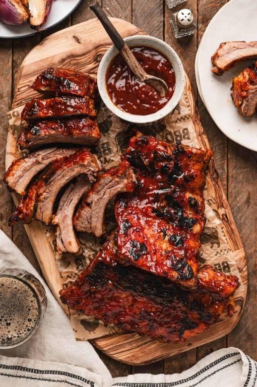 Country Style Ribs with Root Beer Sauce