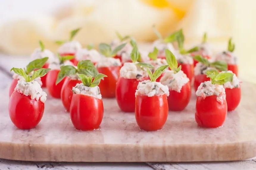 Crab Imperial Stuffed Tomatoes