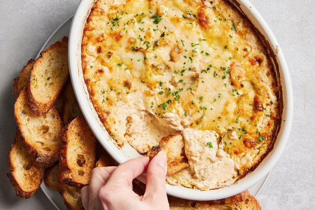 Crab Imperial and Artichoke Dip