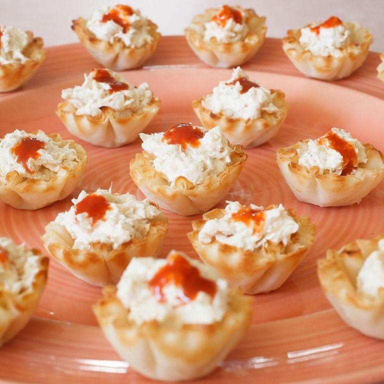 Crab Imperial in Phyllo Cups