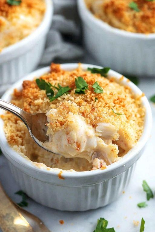 Crab Imperial with Crab Roe