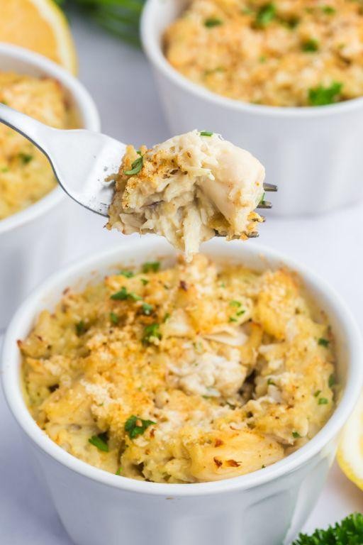 Crab Imperial with a Hint of Mustard