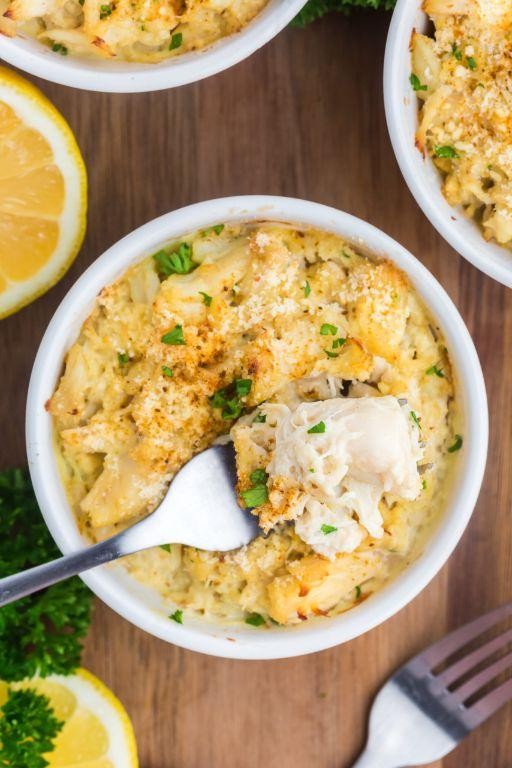 Crab Imperial with a Twist of Lemon