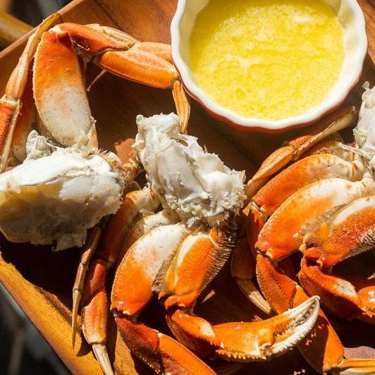 Crab Legs with Truffle Butter