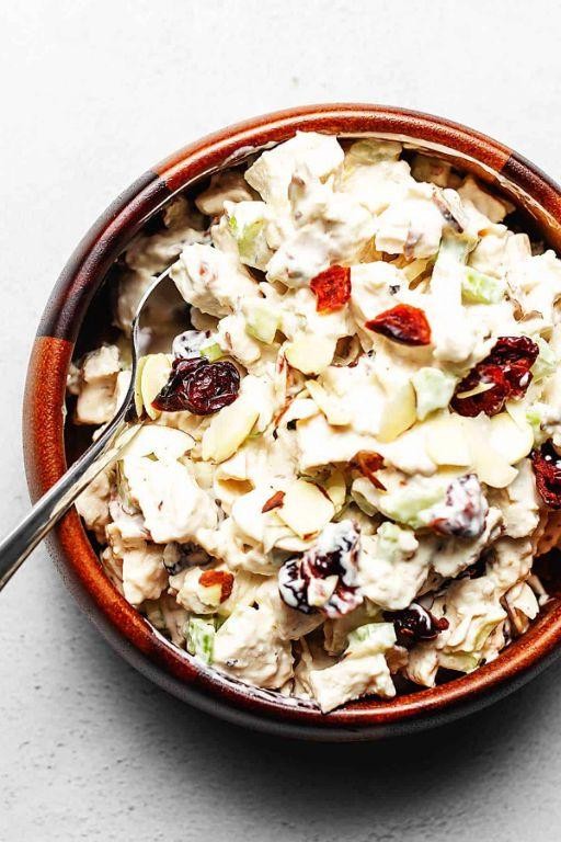 Cranberry and Almond Chicken Salad