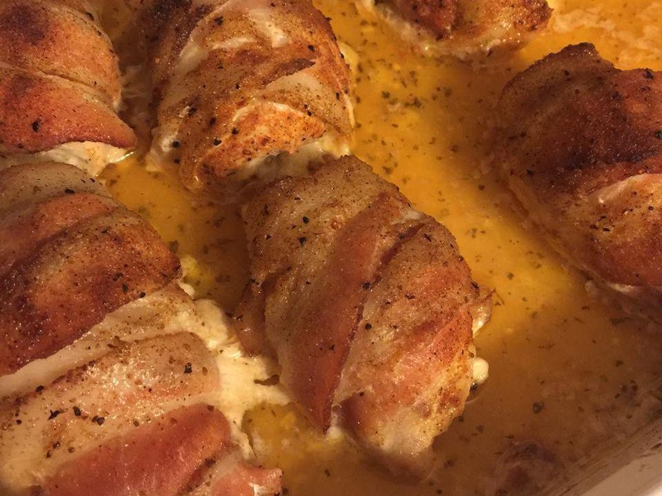 Cream Cheese and Chive Stuffed Chicken