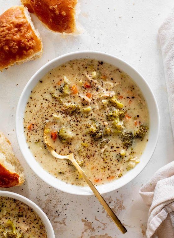 Creamy Chicken and Broccoli Soup