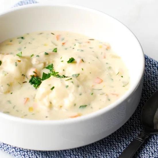 Creamy Chicken and Dumplings Soup