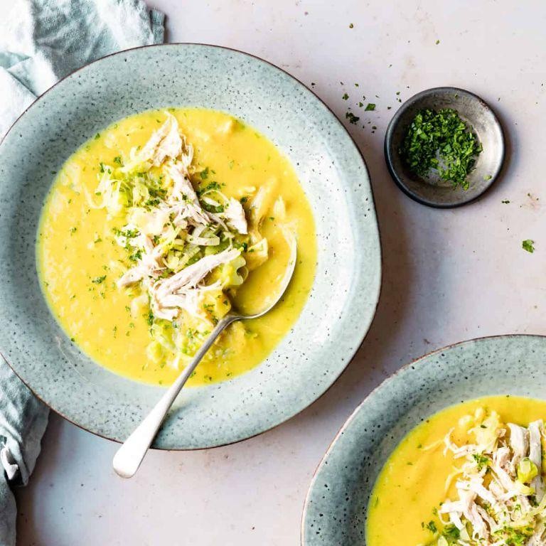 Creamy Chicken and Leek Soup