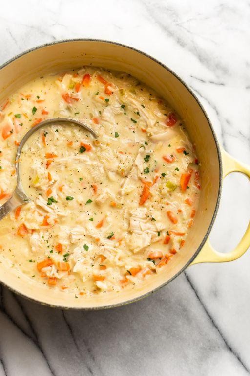Creamy Chicken and Rice Soup