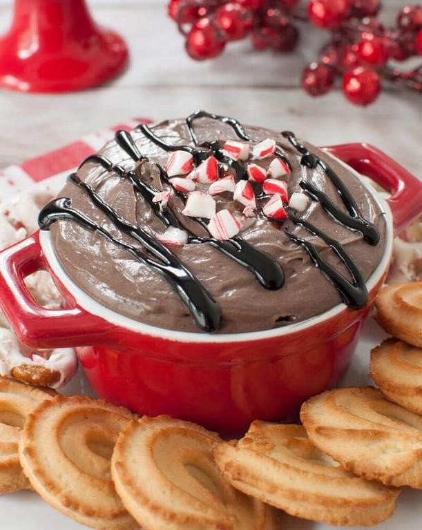 Creamy Peppermint Chocolate Dip