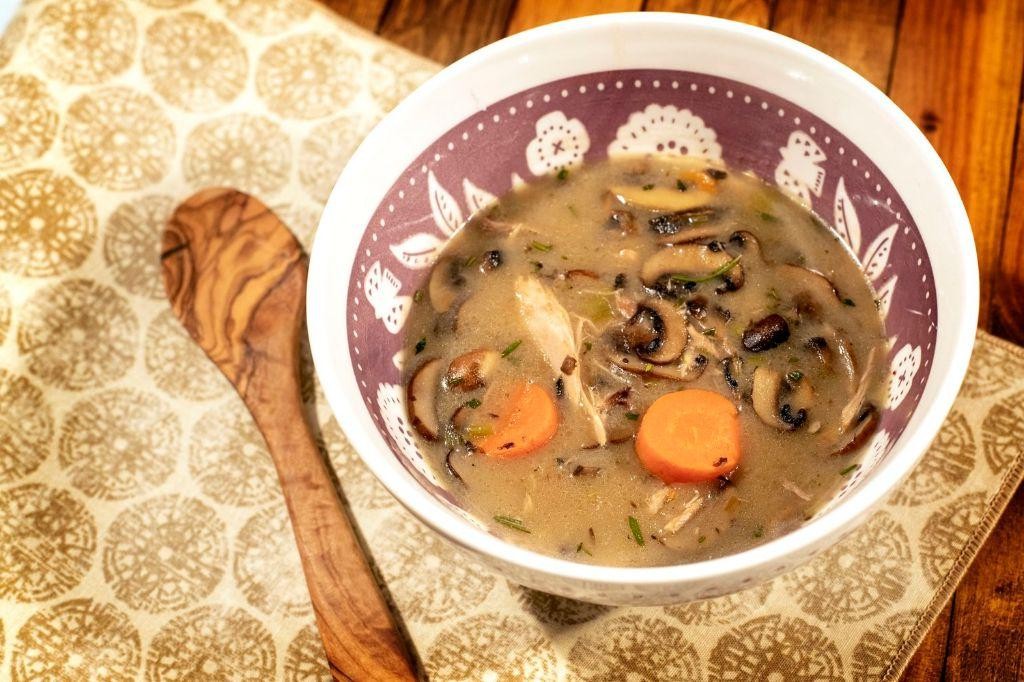 Creamy Pheasant Back Mushroom Soup