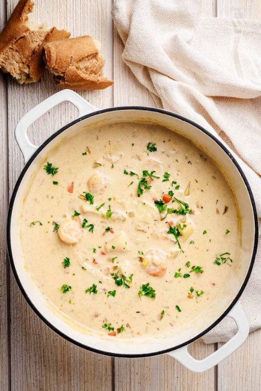 Creamy Seafood Mix Chowder