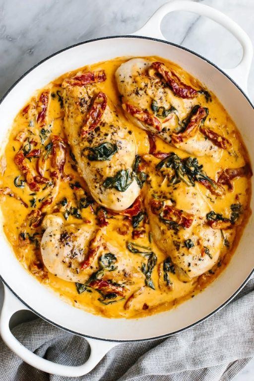 Creamy Tuscan Chicken Breasts