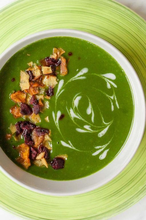 Creamy Vegan Spinach Soup