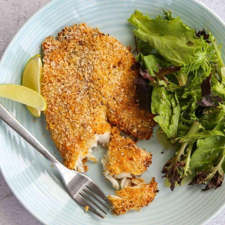Crispy Panko Breaded Tilapia