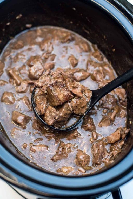 Crock Pot Beef Tips and Gravy