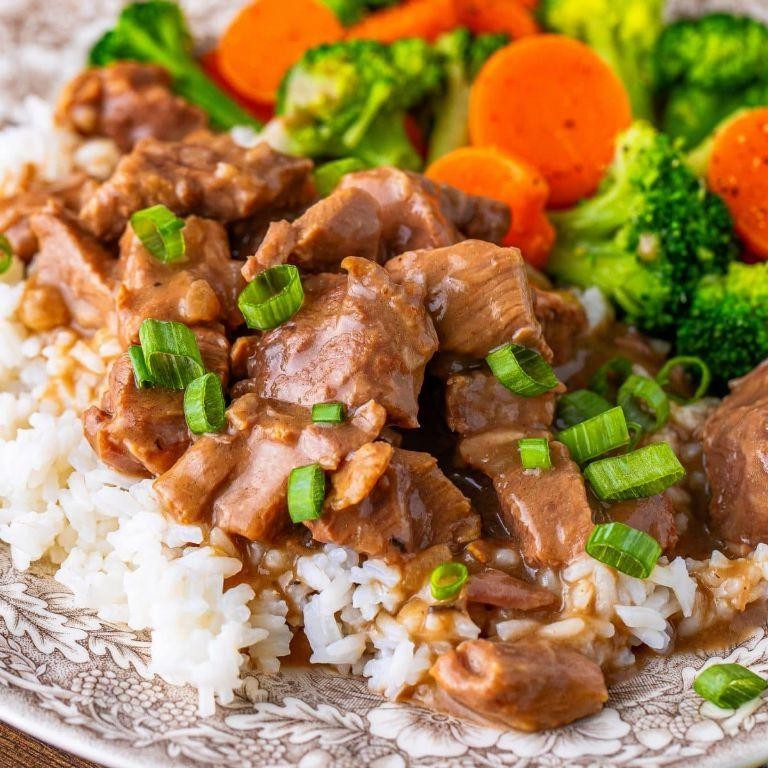Crock Pot Beef Tips with Cream of Mushroom Soup