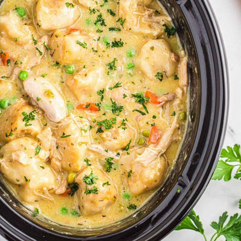 Crock Pot Chicken and Dumplings