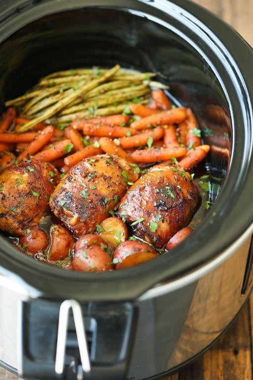 Crock Pot Honey Garlic Chicken