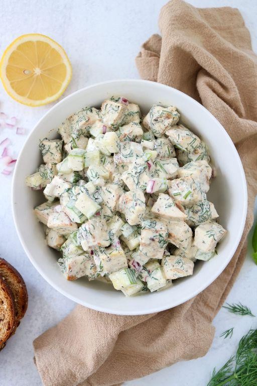 Cucumber and Dill Chicken Salad