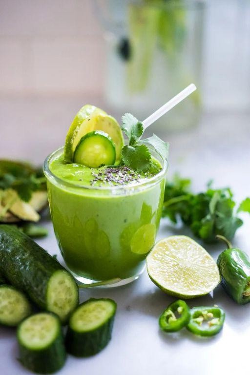 Cucumber and Lime Detox Smoothie