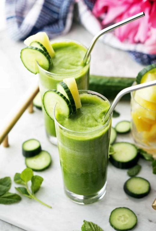 Cucumber and Mint Detox Smoothie