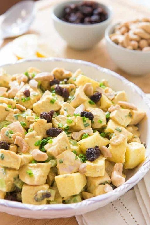 Curry Chicken Salad with Raisins