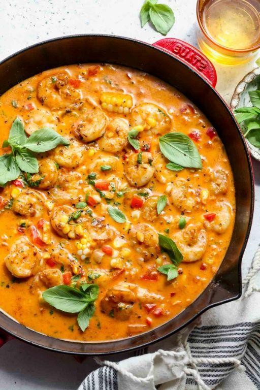 Curry Coconut Shrimp Saute